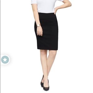 Black pencil skirt